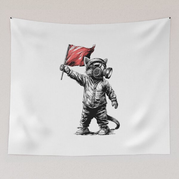 Item preview, Banksy Revolutionary Feline designed and sold by hamishby.