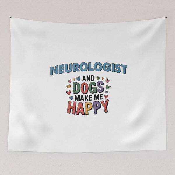 Item preview, Neurologist And Dogs Make Me Happy - Funny Neurologist Dogs Lover designed and sold by Oussinc.