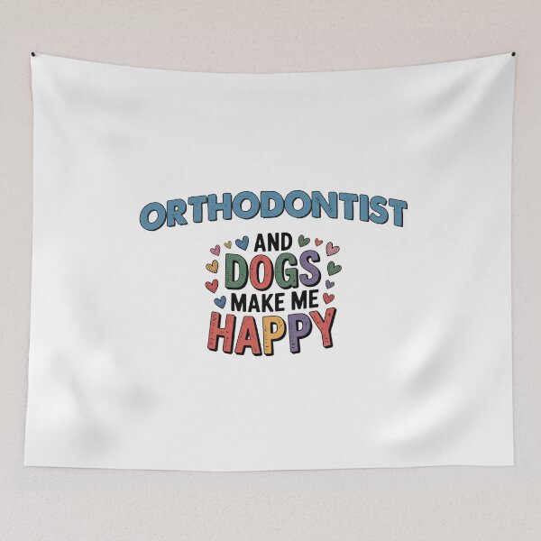 Item preview, Orthodontist And Dogs Make Me Happy - Funny Orthodontist Dogs Lover designed and sold by Oussinc.