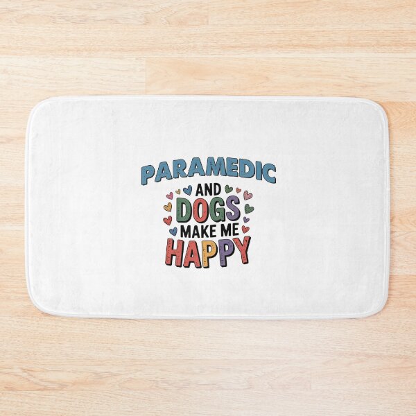 Item preview, Paramedic And Dogs Make Me Happy - Funny Paramedic Dogs Lover designed and sold by Oussinc.