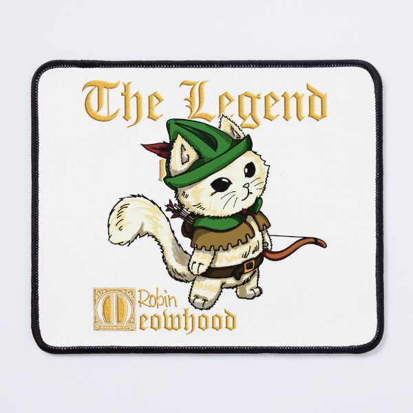 Item preview, Robin Meowhood a Cat in Tights - Robin Hood Archer Cute Kitty designed and sold by TheMWorld.