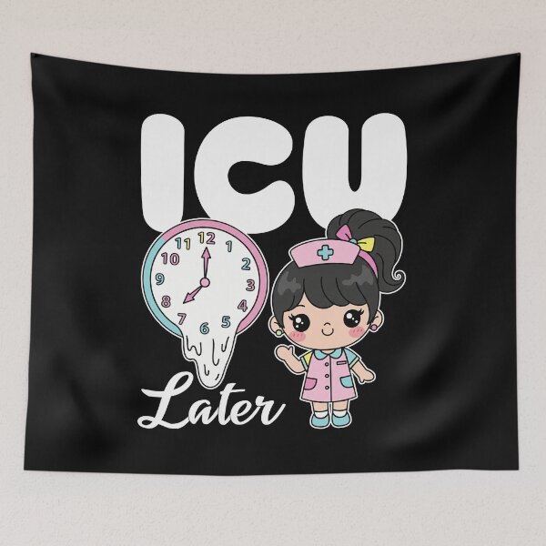 Item preview, ICU LATER - NURSE GIFT designed and sold by KEF Custom.