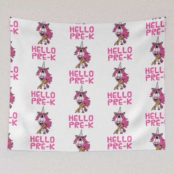 Item preview, Hello Pre-K Unicorn, Elementary Teacher, First Day Of School designed and sold by doodlerob.