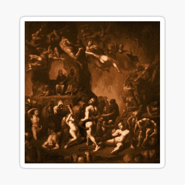 Item preview, 8 Bit Hell: Chenavard's L'Enfer De Dante  designed and sold by ALCHEMIST.