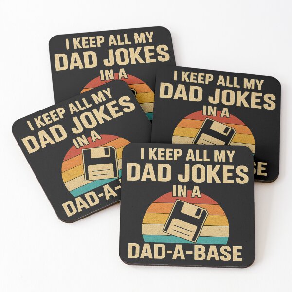 Item preview, Funny dad jokes in dad-a-base vintage for father's day T-Shirt designed and sold by delonahuty.