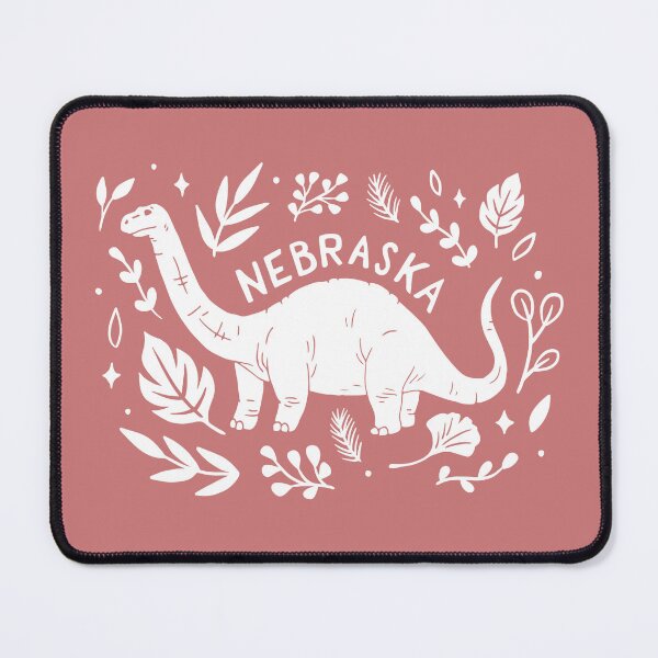 Item preview, Floral Nebraska bronto dinosaur designed and sold by katienielandart.