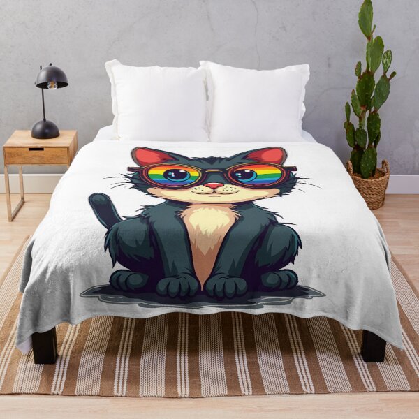 Item preview, Retro Pride Cat designed and sold by VibeTCreations.