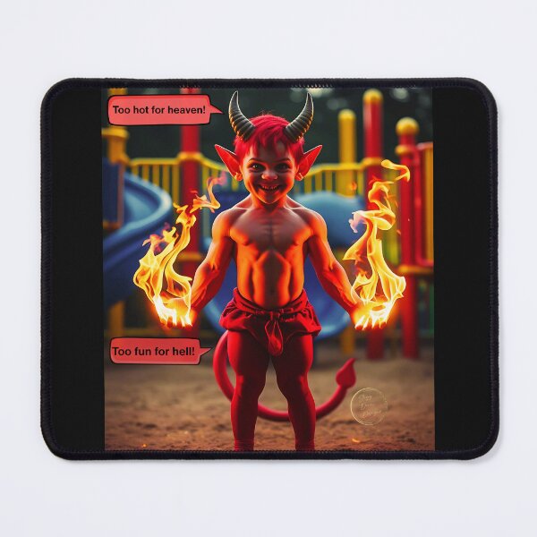 Item preview, Too Hot for Heaven. Too Fun for Hell! designed and sold by StaggDevon.