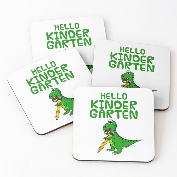 Item preview, Hello Kindergarten Dinosaur, Elementary Teacher, School T-Rex designed and sold by doodlerob.