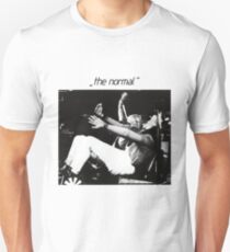 The Normal warm leatherette 80s cult vinyl post punk black and white Unisex T-Shirt