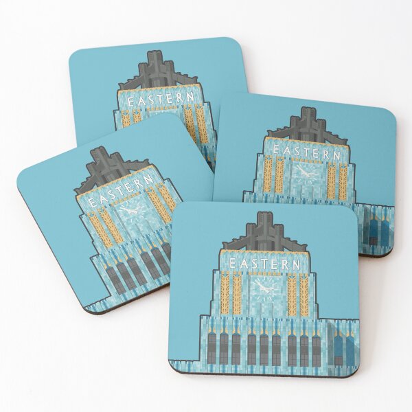 Item preview, Eastern Columbia Building Architectural Illustration (Outlined) designed and sold by archetype prints.