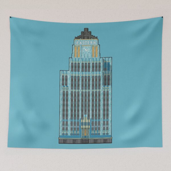 Item preview, Eastern Columbia Building Architectural Illustration (Outlined) designed and sold by archetype prints.