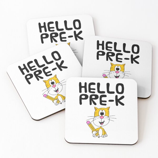 Item preview, Hello Pre-K Cat, Elementary Teacher, First Day Of School designed and sold by doodlerob.
