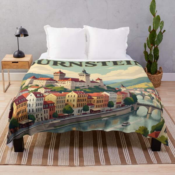 Item preview, Durnstein: Vintage-Style Travel Poster designed and sold by LSVart.