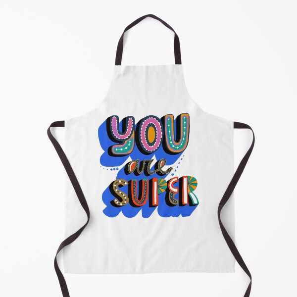 Item preview, You Are Super" - Vibrant Motivational Art with Colorful Letters designed and sold by Kollibri.