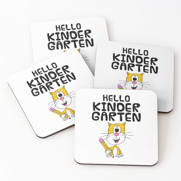 Item preview, Hello Kindergarten Cat, Elementary Teacher, First Day Of School designed and sold by doodlerob.
