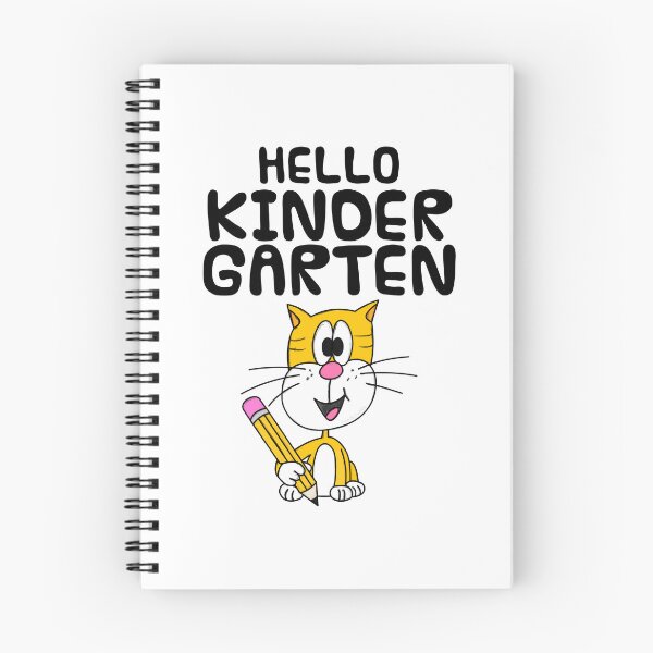 Item preview, Hello Kindergarten Cat, Elementary Teacher, First Day Of School designed and sold by doodlerob.