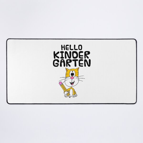 Item preview, Hello Kindergarten Cat, Elementary Teacher, First Day Of School designed and sold by doodlerob.