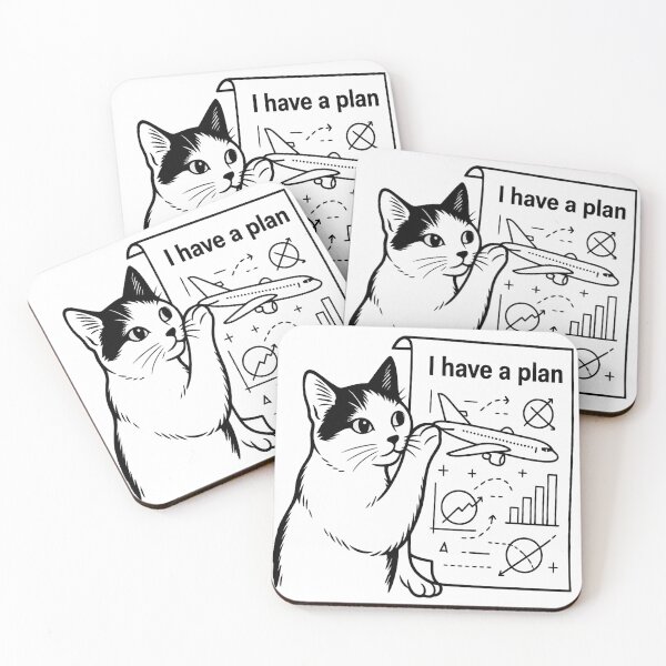 Item preview, Cat Plans: Sorry, You're Not Invited designed and sold by artist-for-you.