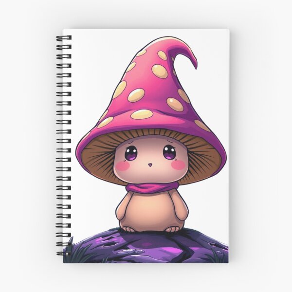 Item preview, Kawaii Mushroom Wizard – Cute Cottagecore Fungi Friend designed and sold by Rothnaric.
