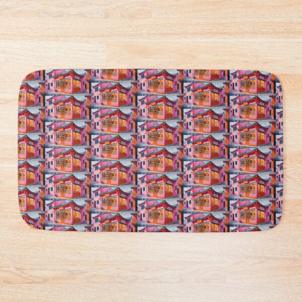 Item preview, Pink and orange Chinese bakery  designed and sold by The Pink & Orange Shop.