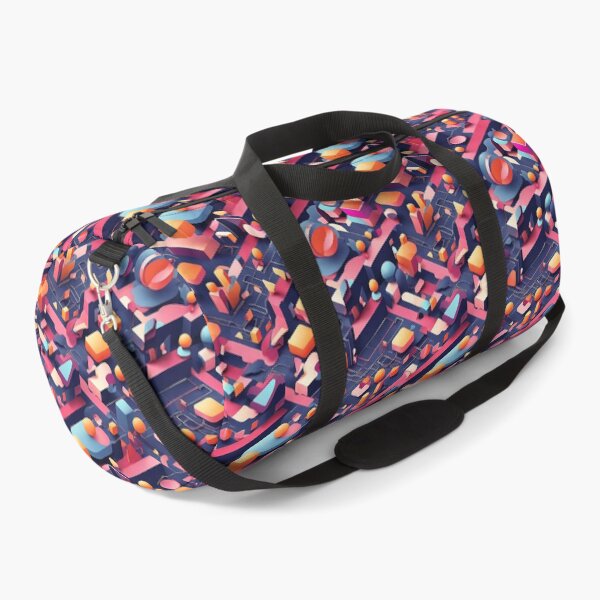 Item preview, Retrogrid Flux – Seamless Futuristic Pattern designed and sold by SketchNStyle.