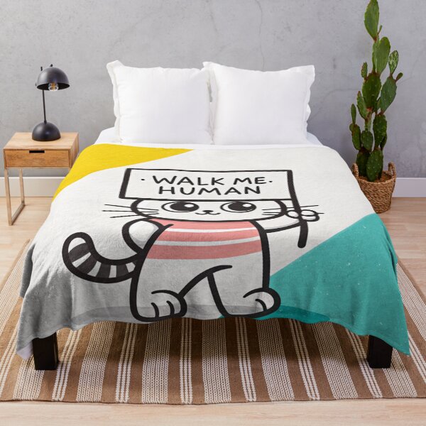Item preview, “Walk the Cat, It’s No Joke” designed and sold by Maritpink.