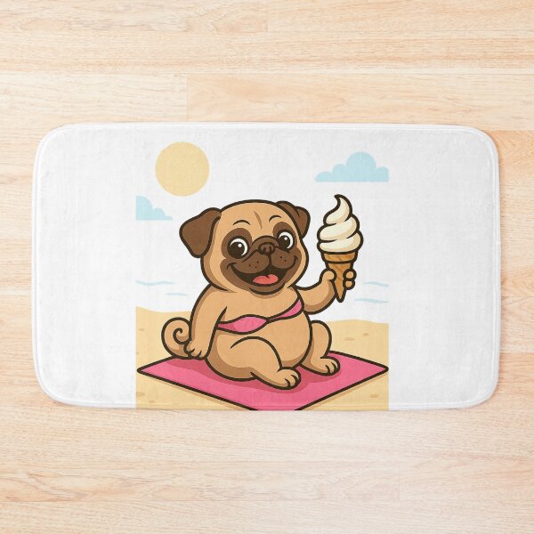 Item preview, Ice Pug designed and sold by MitMopsundHerz Rosinchens_Welt.