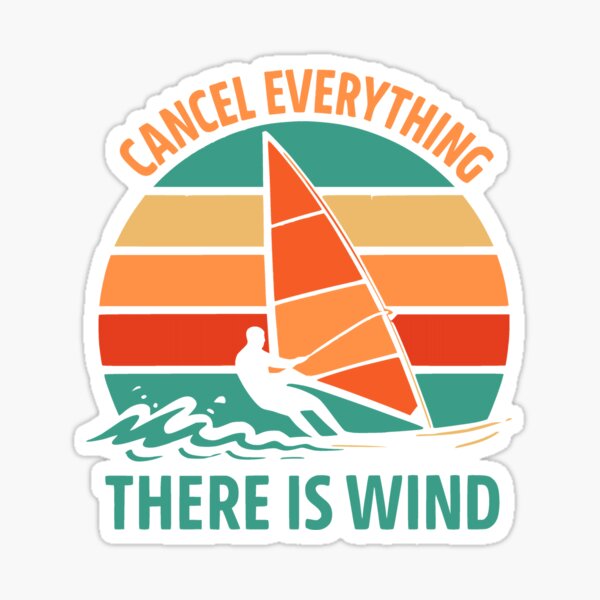 Aperçu de l'œuvre Annuler tout ce qu'il y a Wind Windsurf Surfer créée et vendue par JackCurtis1991.