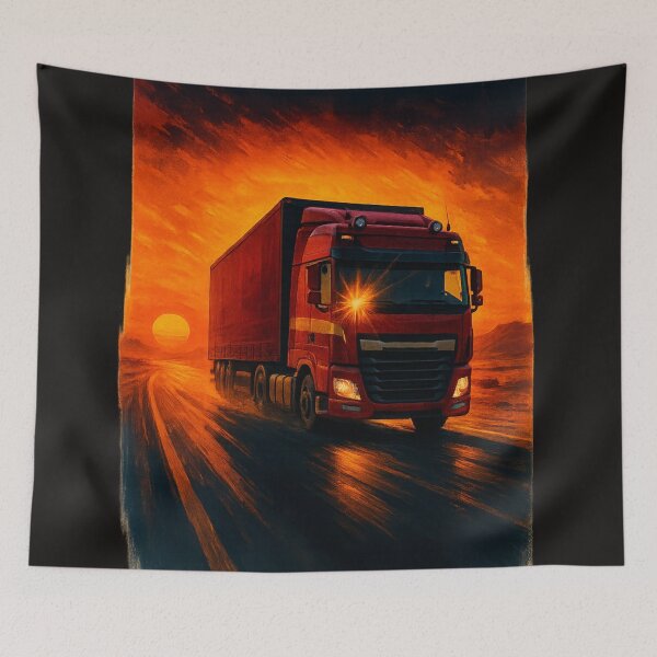 Item preview, Euro truck Burnout on the road designed and sold by AwixArslan.