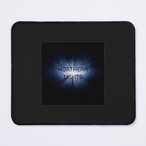 Item preview, Aurora Borealis inspired 'Northern Lights' typography designed and sold by trepiu.