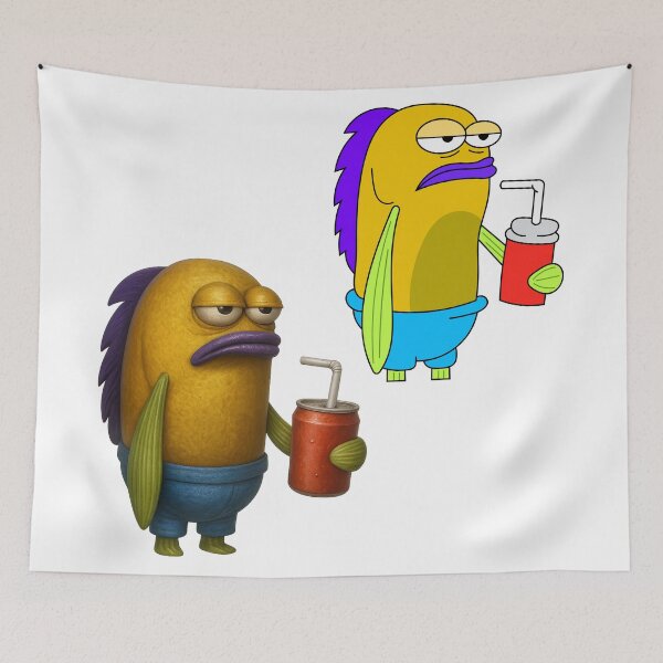 Item preview, Pack 7 Spongebob Randon Fish REAL designed and sold by DibujandoPorfa.