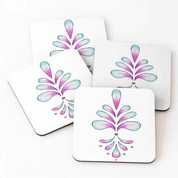 Item preview, pink and blue ornament designed and sold by Kalhanne.