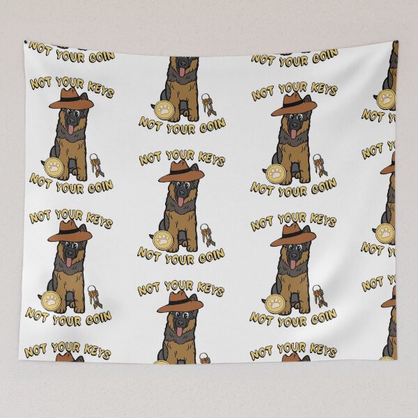 Item preview, Funny Guard Dog loves crypto designed and sold by Pet Station.