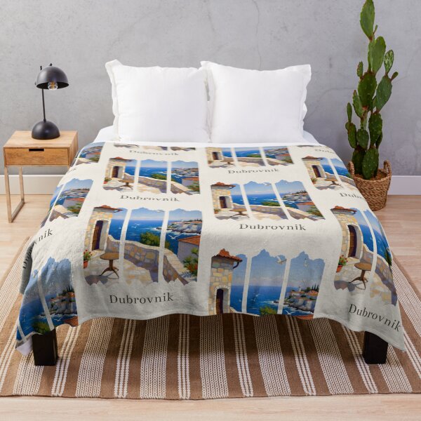 Item preview, Dubrovnik Cliffside Cafe Design designed and sold by PrintandJoy.