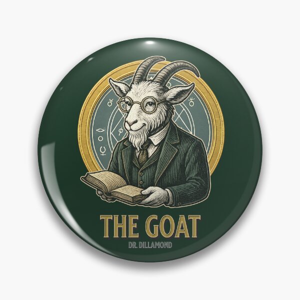 Item preview, Wicked’s Dr. Dillamond – The GOAT Broadway Musical Pun Art designed and sold by PricklyBearArt.