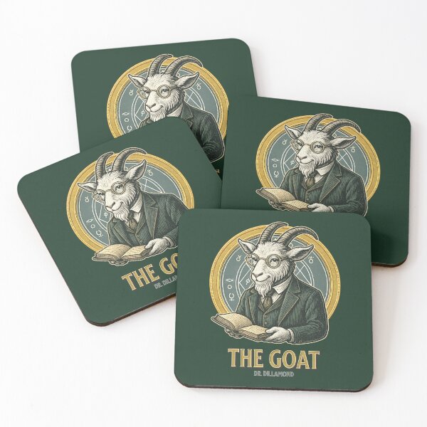 Item preview, Wicked’s Dr. Dillamond – The GOAT Broadway Musical Pun Art designed and sold by PricklyBearArt.
