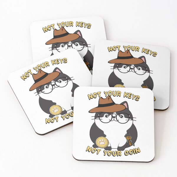 Item preview, Funny Fat cat loves crypto designed and sold by Pet Station.