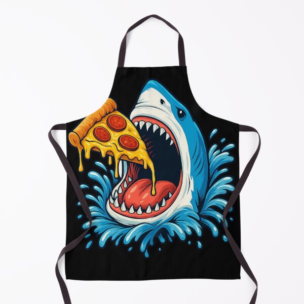 Item preview, Shark Eating Pizza, Funny Pizza Lover Poster designed and sold by khalidteez.