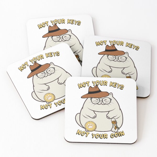 Item preview, Funny fat cat loves crypto designed and sold by Pet Station.