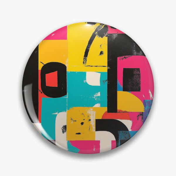 Item preview, Abstract Collage Dynamic Playful Shapes designed and sold by MidArtForge.