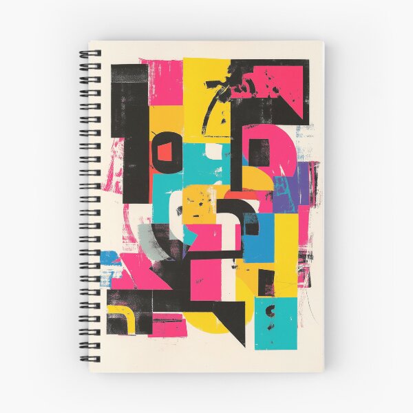 Item preview, Abstract Collage Dynamic Playful Shapes designed and sold by MidArtForge.