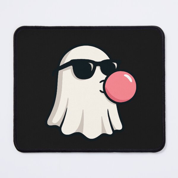 Item preview, Cool Ghost with Sunglasses & Bubble Gum – Funny Minimalist Ghost Art designed and sold by ColorSplash123.
