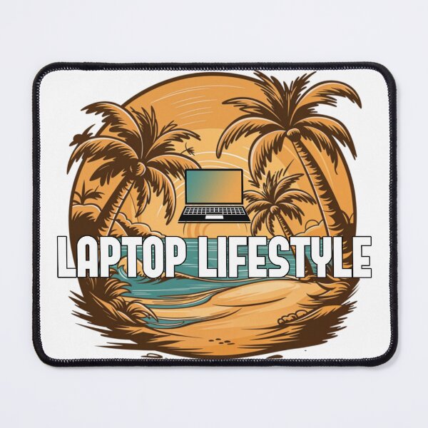 Item preview, Laptop Lifestyle Vintage Themed - Digital Nomad / Crypto - Stock Trader  designed and sold by Lidoverse.