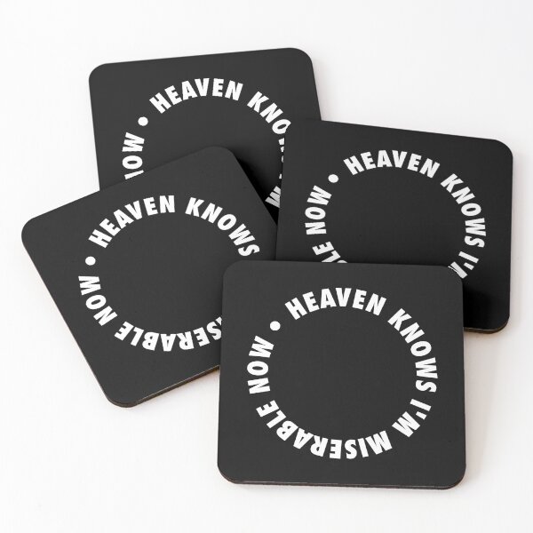 Item preview, Miserable Now – Circular Bold Lettering in White designed and sold by didijuca.