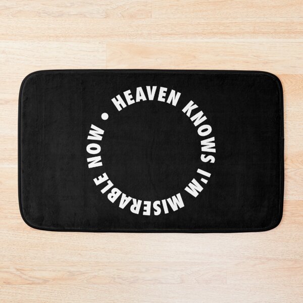 Item preview, Miserable Now – Circular Bold Lettering in White designed and sold by didijuca.