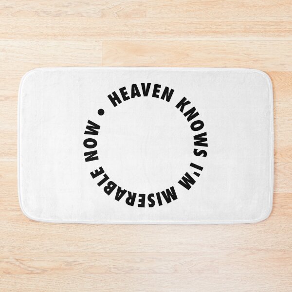 Item preview, Miserable Now – Circular Bold Lettering in Black designed and sold by didijuca.