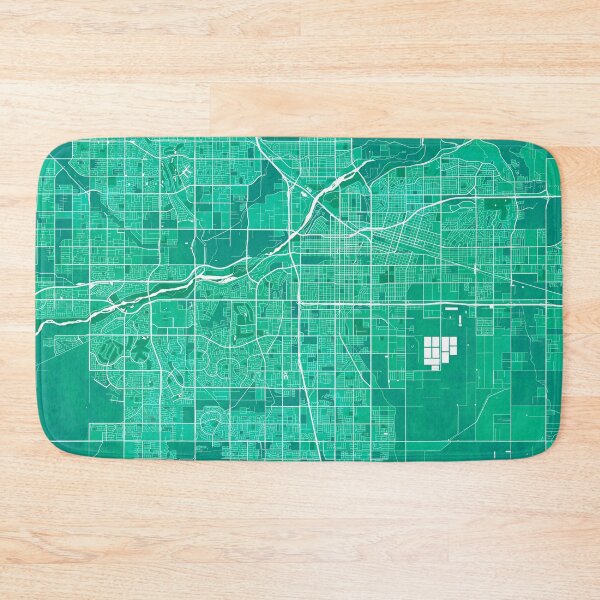 Item preview, Bakersfield City Map of California, USA - Watercolor designed and sold by deMAP.