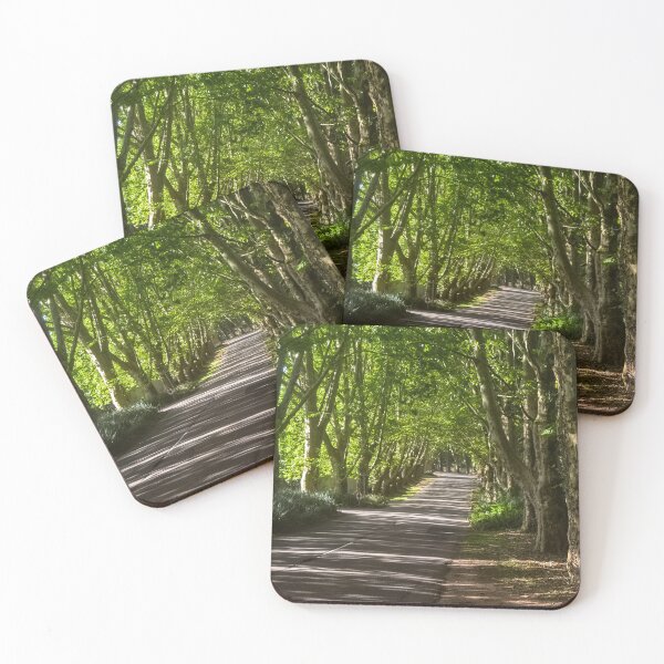 Item preview, Scenic Tree Tunnel Road – Landscape Nature Photography Print designed and sold by jacoalberts.