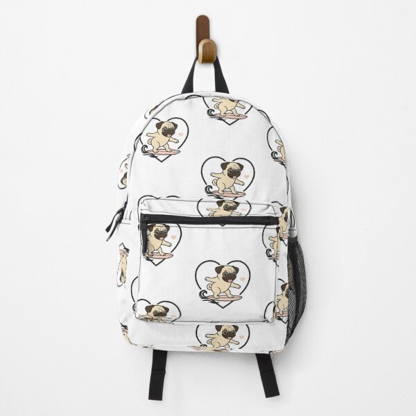Item preview, Surfer Pug designed and sold by MitMopsundHerz Rosinchens_Welt.